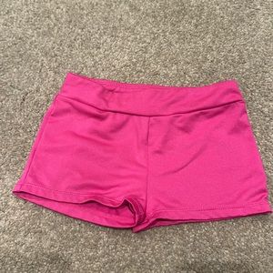FREESTYLE by Danskin Girl Dance Shorts Pink Sz 6/6x